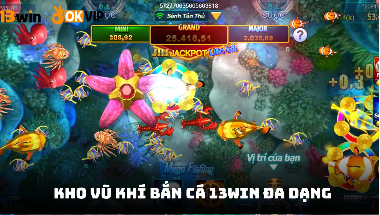 Kho vũ khí và vật phẩm hỗ trợ chất lượng